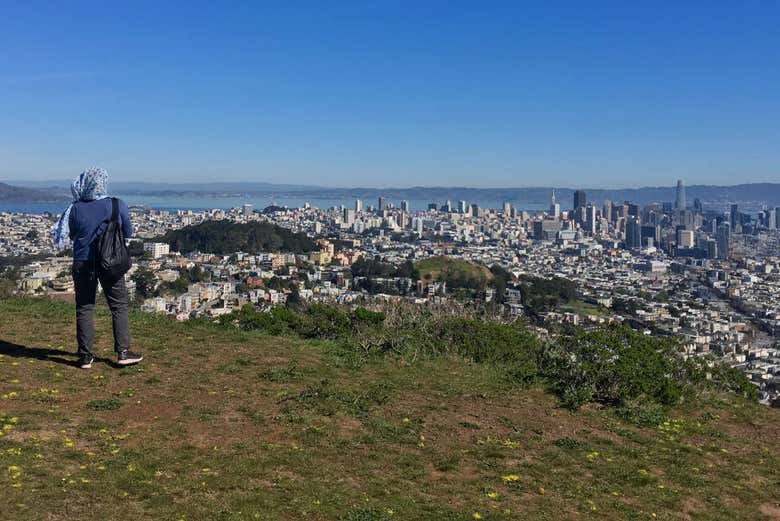 Vue sur San Francisco depuis le Dolores Park