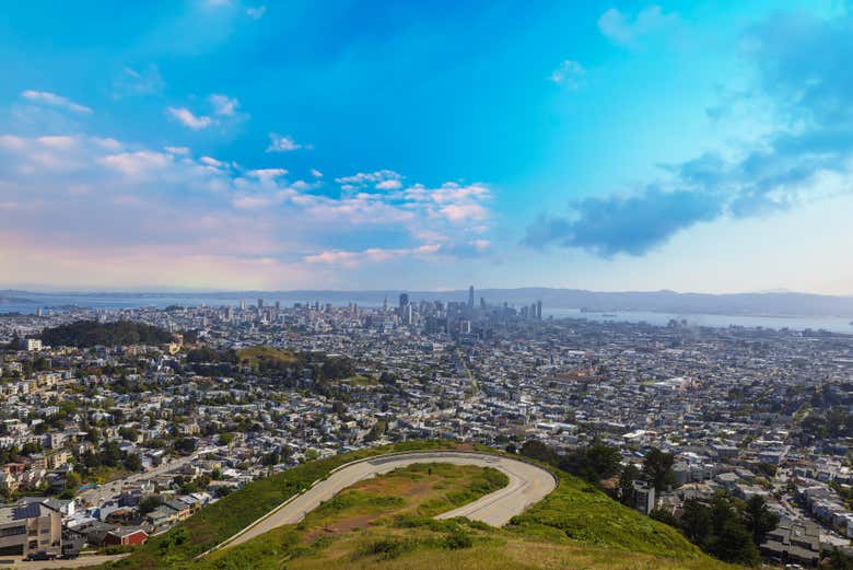 Vistas de San Francisco desde Twin Peaks