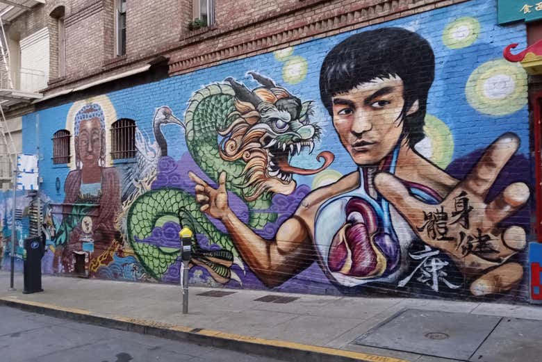 Mural em Chinatown