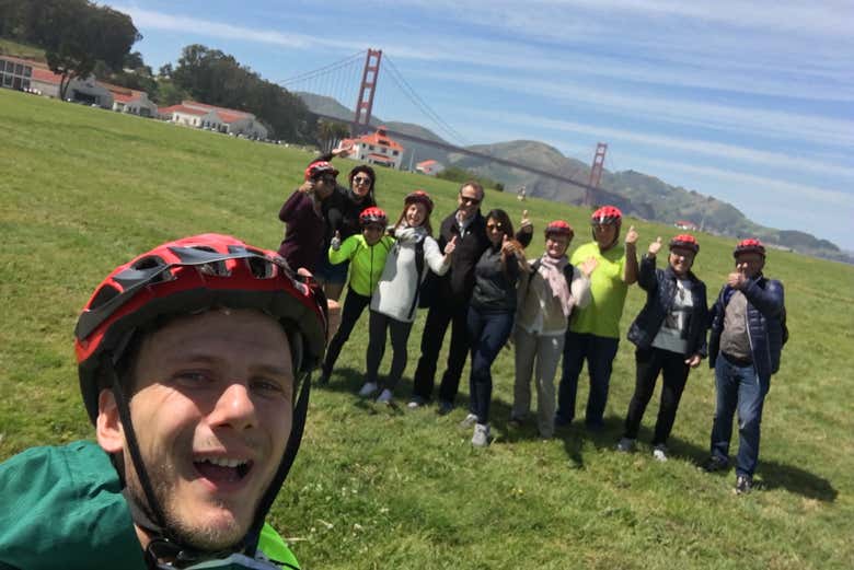 Momento selfie durante el tour