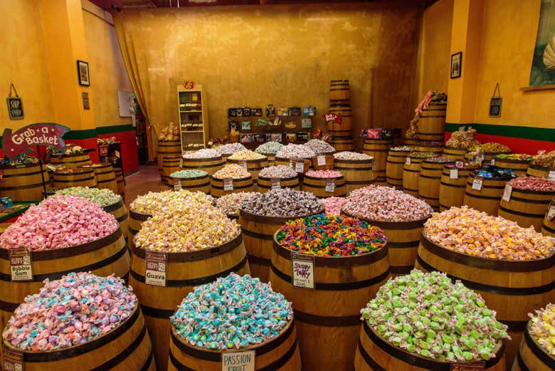 Tienda de caramelos en Chinatown