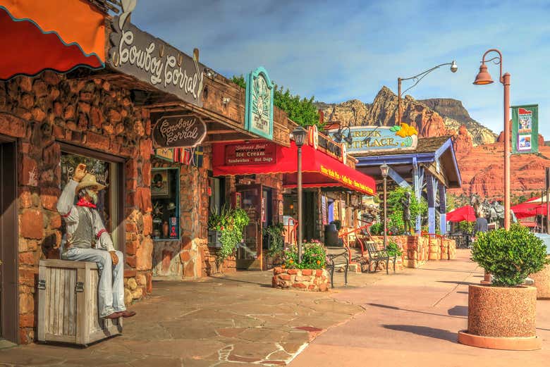 Traditional shops in Sedona