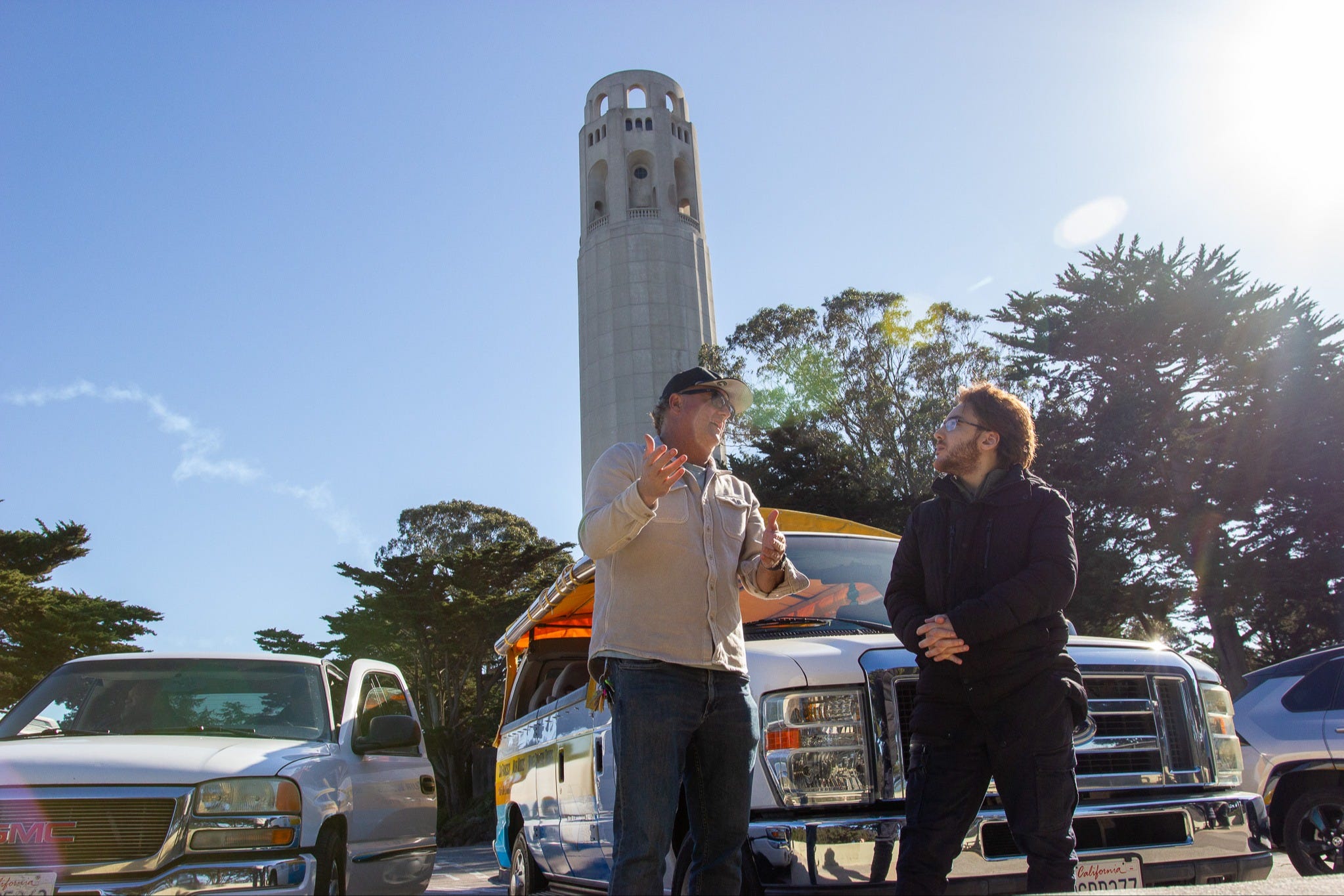 Stop for photos at the iconic Coit Tower