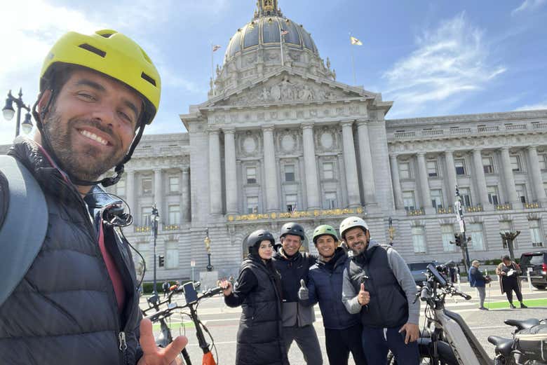 Momento selfie alla City Hall!