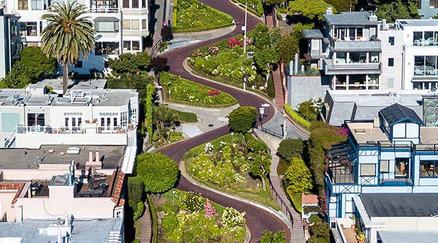Lombard Street - The Most Famous Street in San Francisco