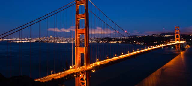 Visite de nuit de San Francisco en bus à toit ouvert