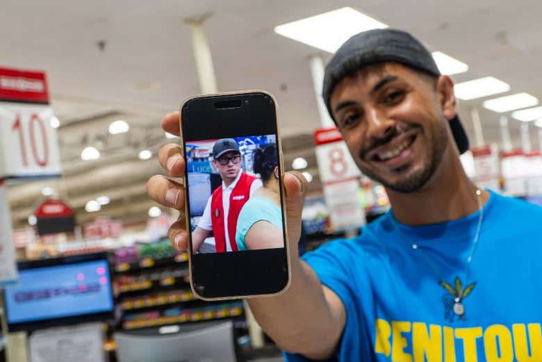 El supermercado donde trabajó Benito