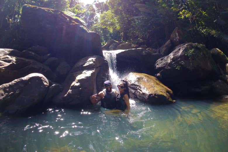 Cascadas en el Bosque Nacional El Yunque