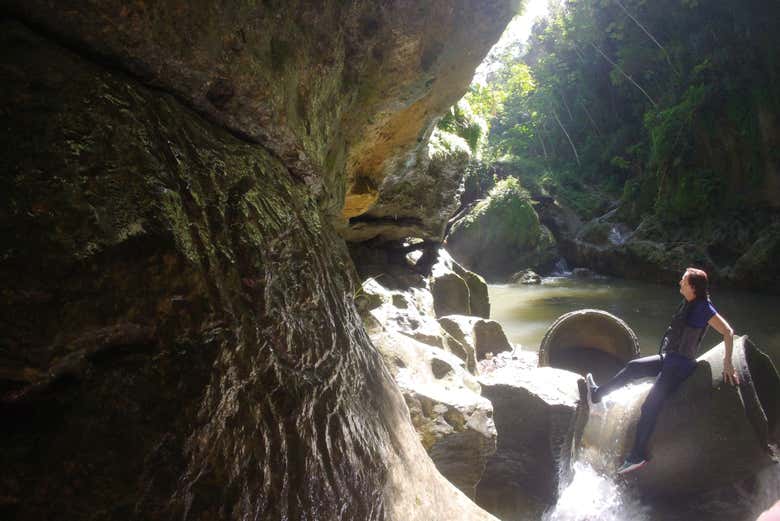Disfrutando del paisaje