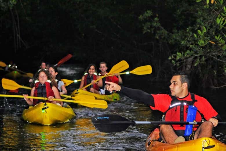 Paseando en kayak