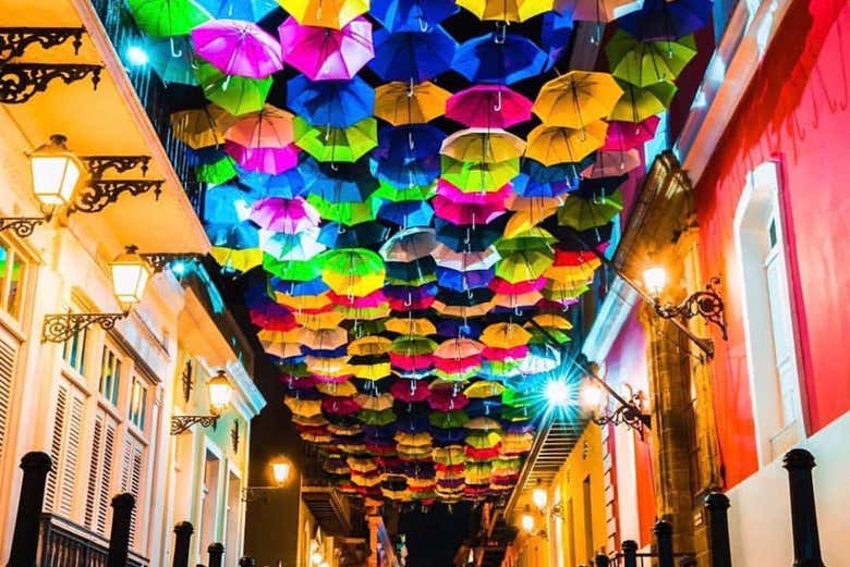 Paraguas de la calle Fortaleza