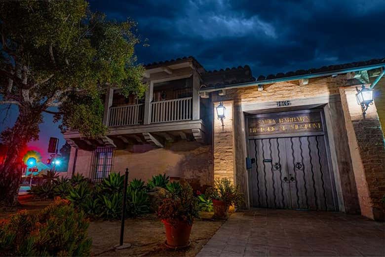 La facciata del Museo Storico di Santa Barbara