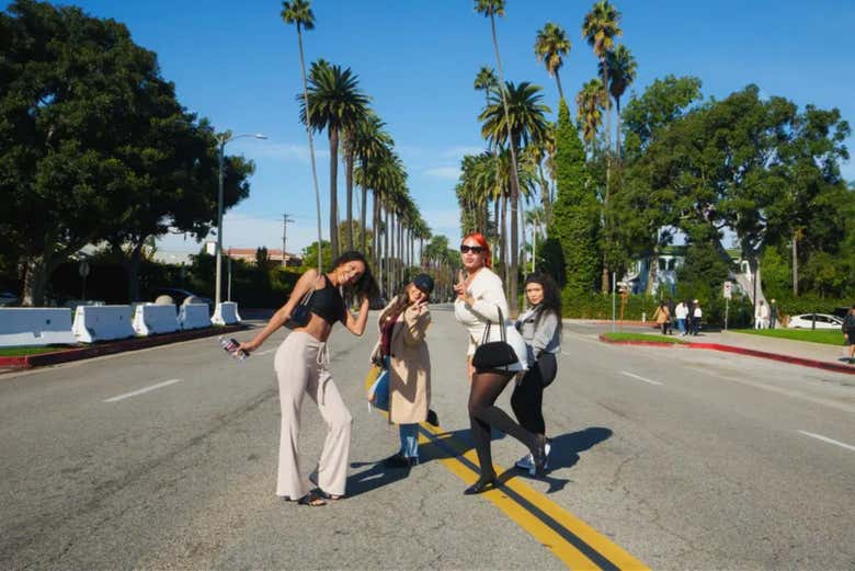 Recorriendo Los Ángeles con amigas