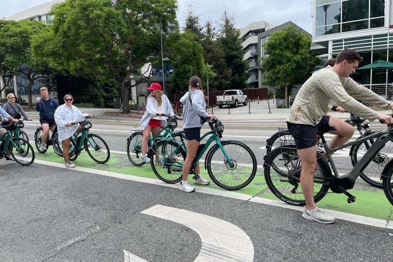 Recorriendo en bicicleta Santa Mónica