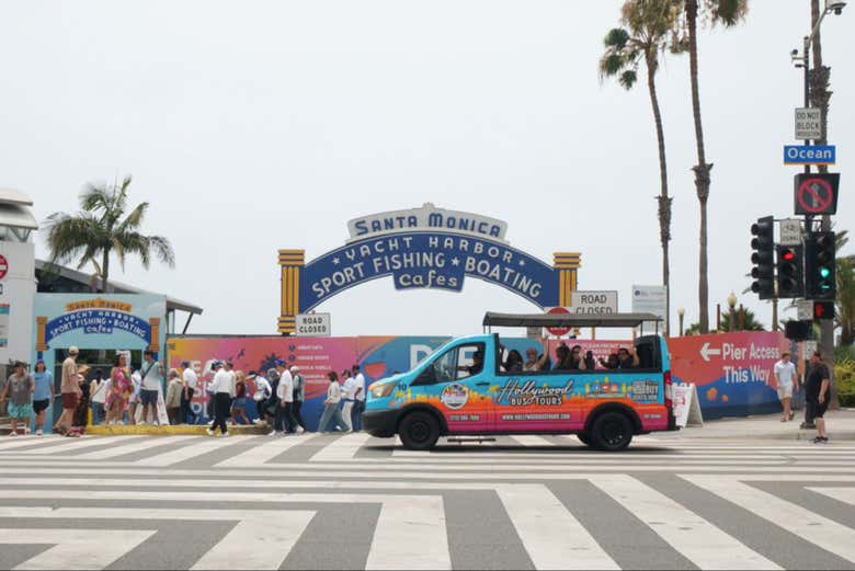 Partiremos muy cerca del Santa Monica Pier 