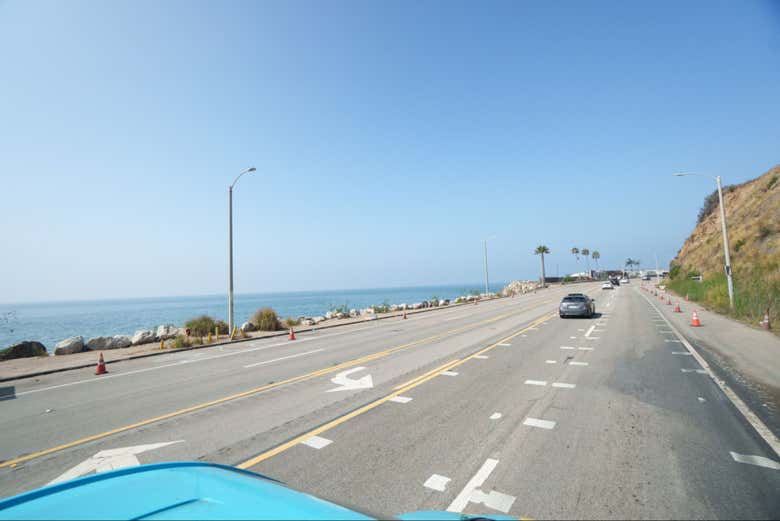 Recorreremos la costa por la Pacific Coast Highway