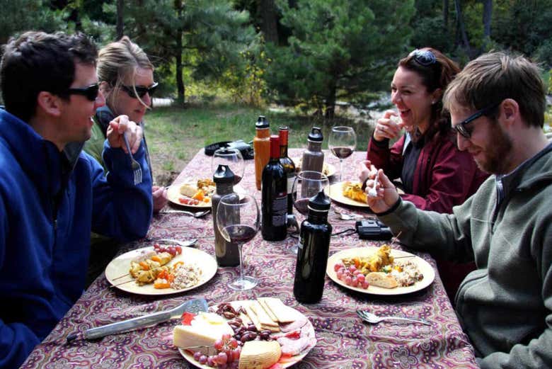 Almoço no Monte Rainier