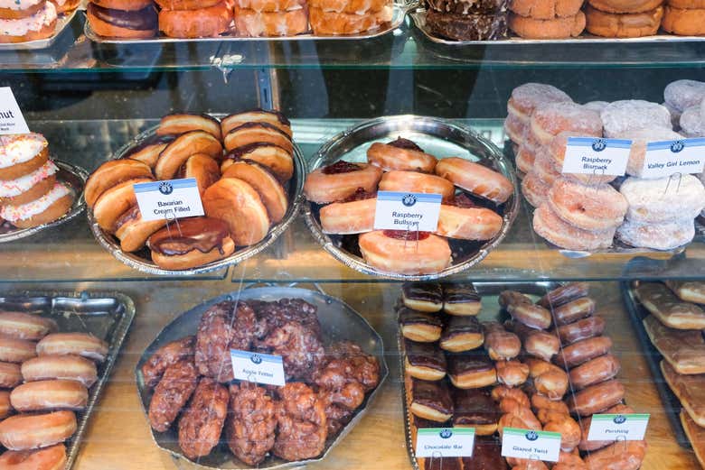 Deliciosos dónuts de diferentes sabores