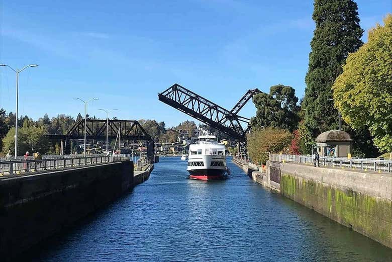 Podréis dar un paseo en barco por las esclusas