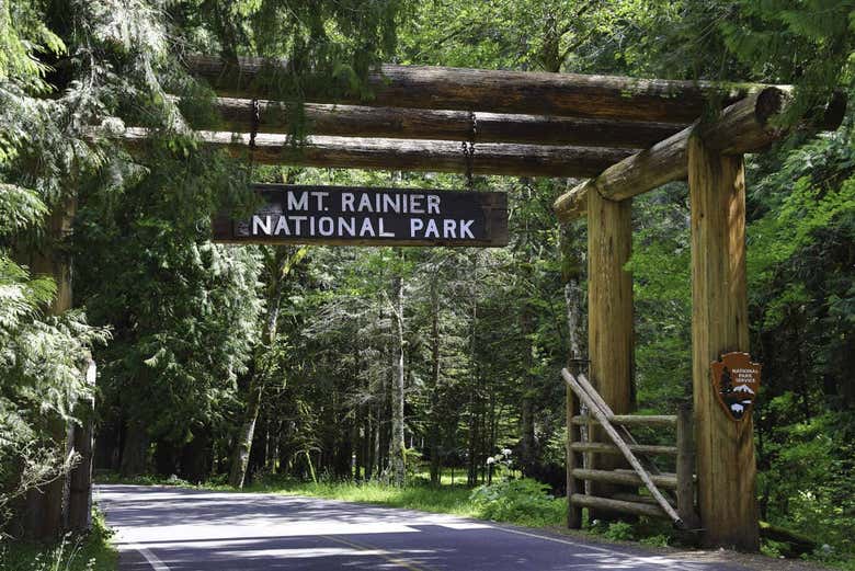 Entrada do Parque Nacional do Monte Rainier