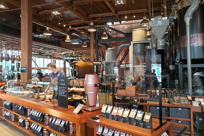 Intérieur d'un des cafés que vous visiterez