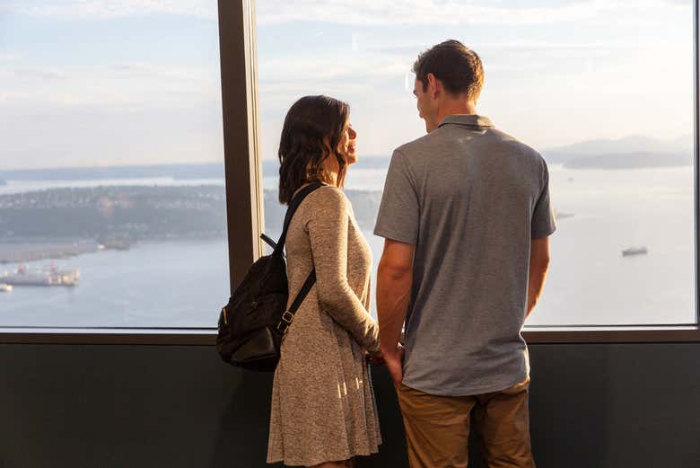 Desfrutando das vistas