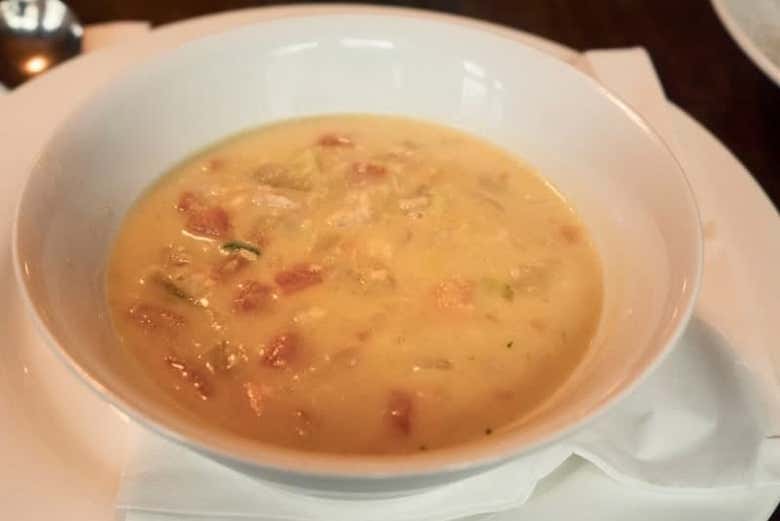 Uma das sopas que provaremos