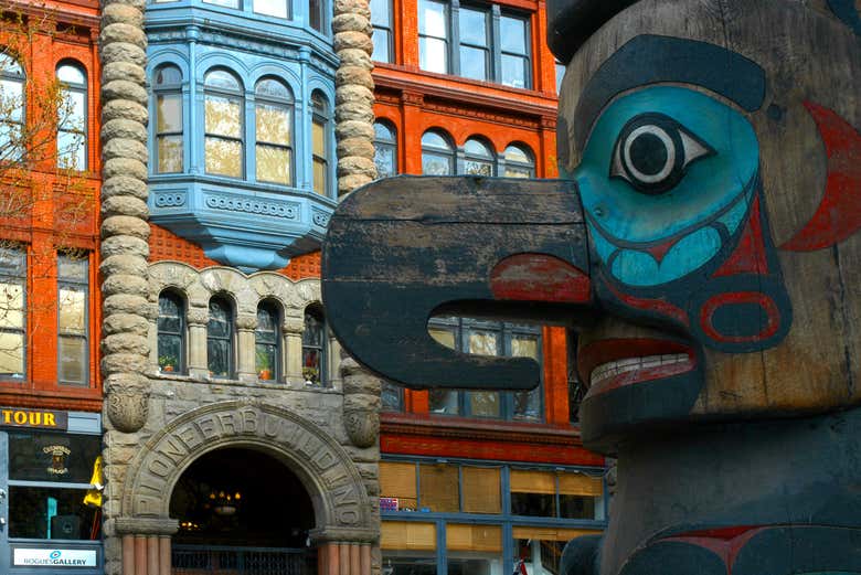 Totem sur Pioneer Square