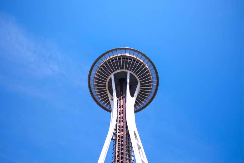 Vue sur le sommet de la Space Needle