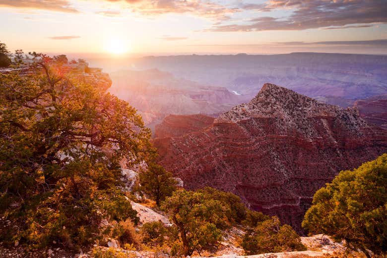 Uno dei belvederi del Grand Canyon