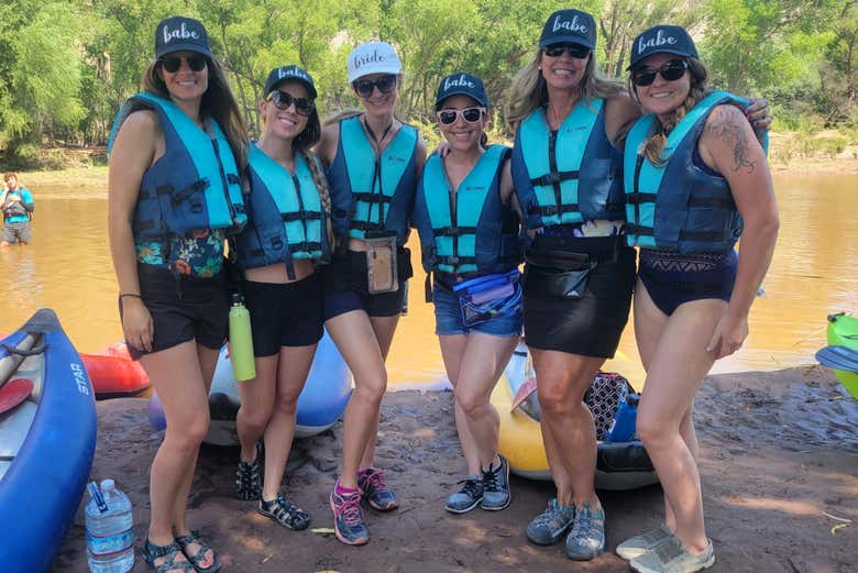 Kayak por el río Verde de Arizona