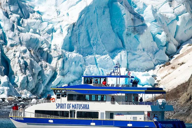 Nos detendremos ante los glaciares de Kenai