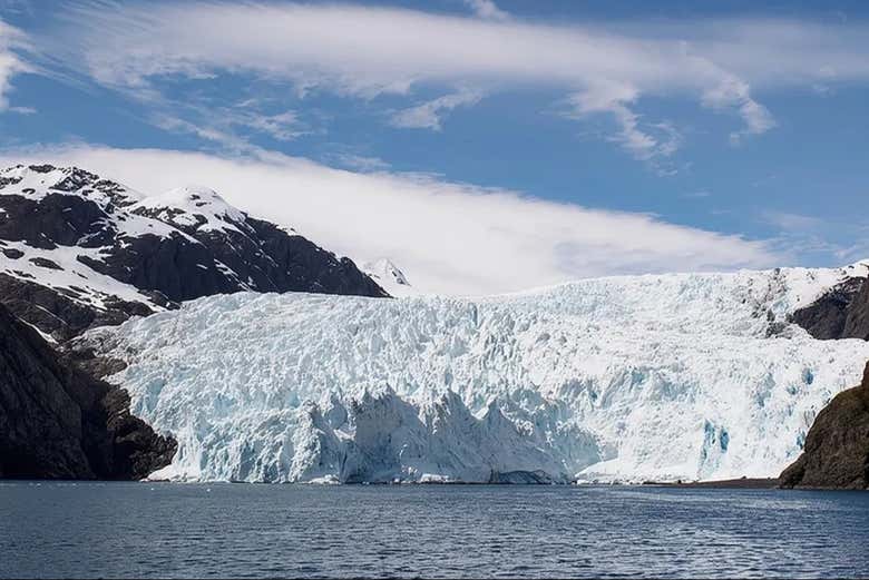 Glaciar en los Fiordos de Kenai