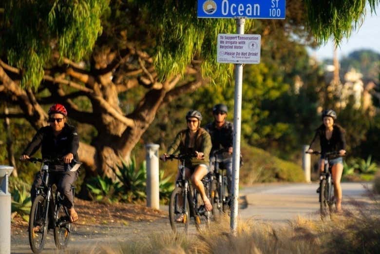Explorando Solana Beach en bicicleta eléctrica