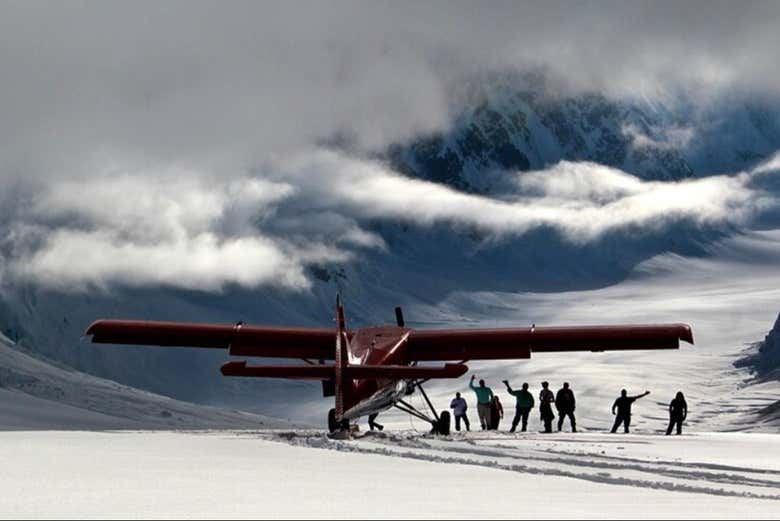 Aterrizaremos en un glaciar