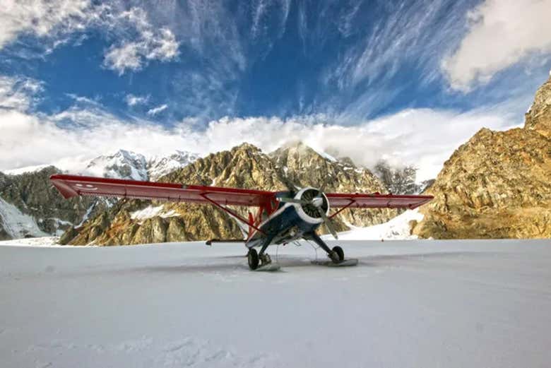 Este paseo en avioneta os llevará por el Parque Nacional Denali