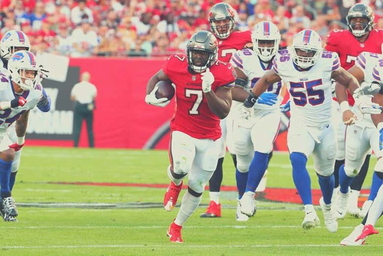 Los Tampa Bay Buccaneers en acción
