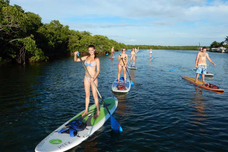 Paddle surf a Tavernier