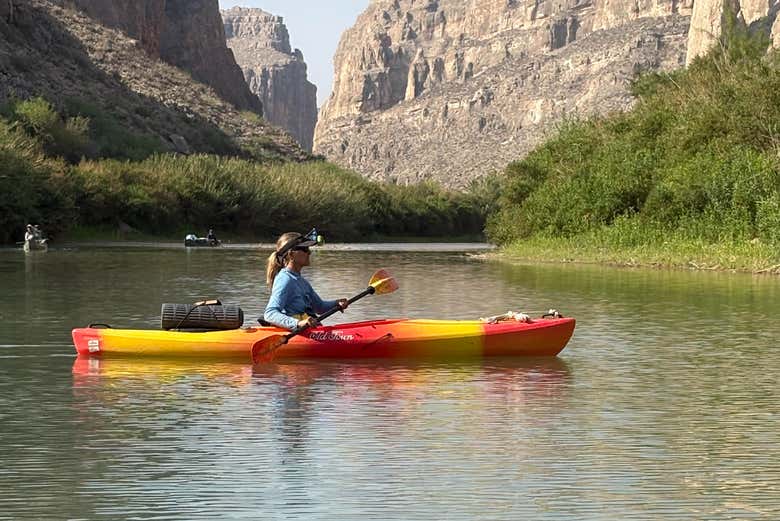 Excursion en kayak dans les canyons du Rio Grande