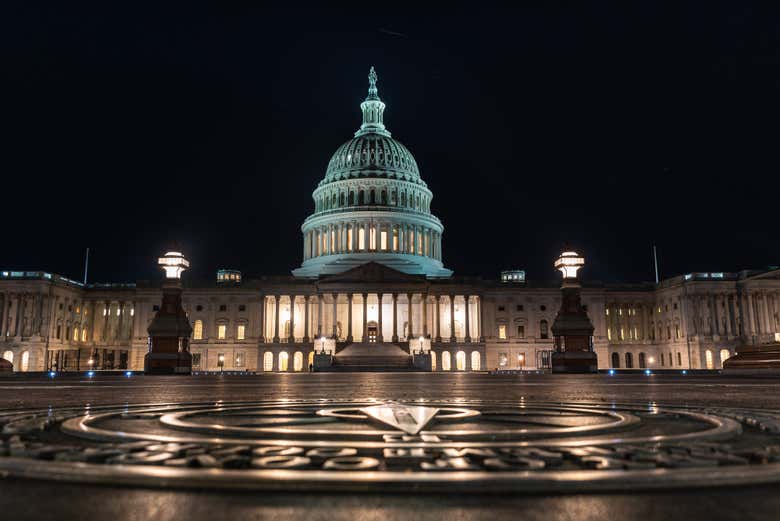 Capitole de Washington de nuit