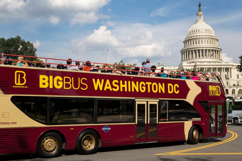 Recorriendo Washington en el autobús turístico