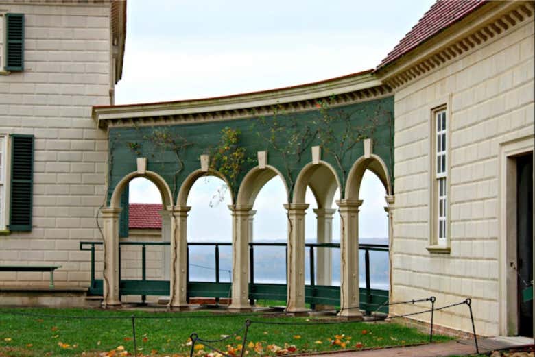 Detalles arquitectónicos en Mount Vernon