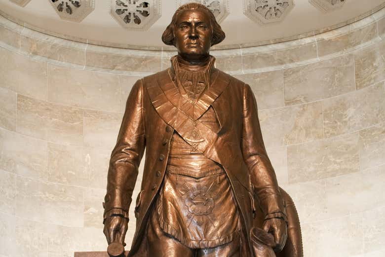 Statue de George Washington au Mont Vernon