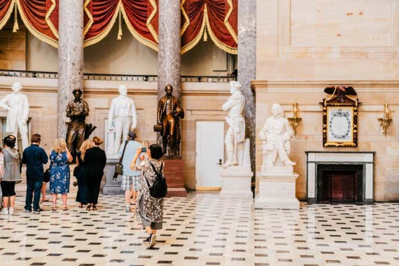 Inside the Capitol building
