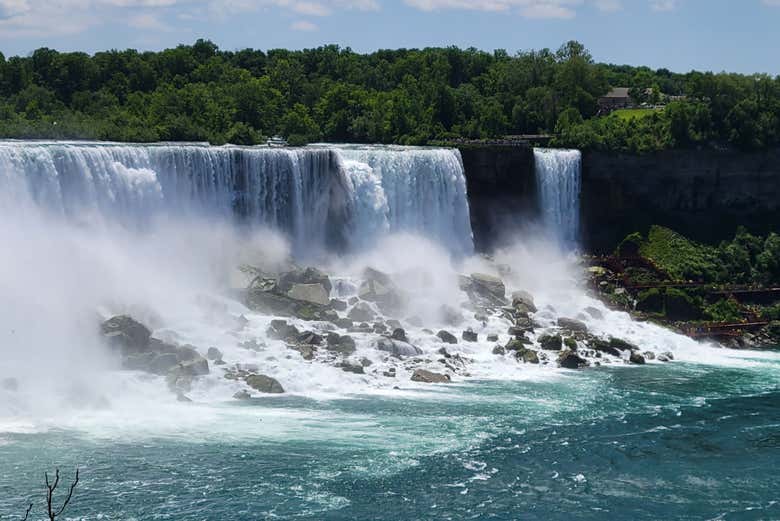 O lado americano das Cataratas do Niágara