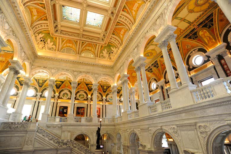 À l'intérieur de la Bibliothèque du Congrès
