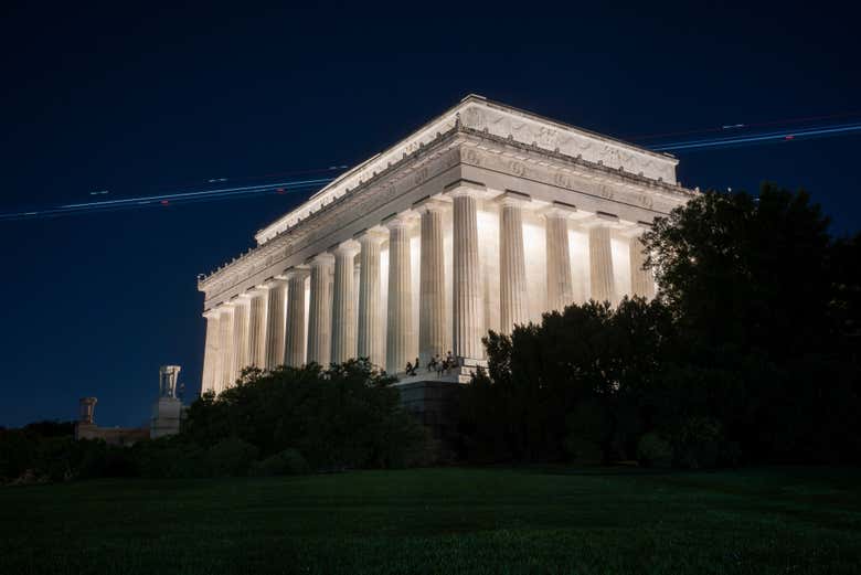 Mémorial de Lincoln de nuit