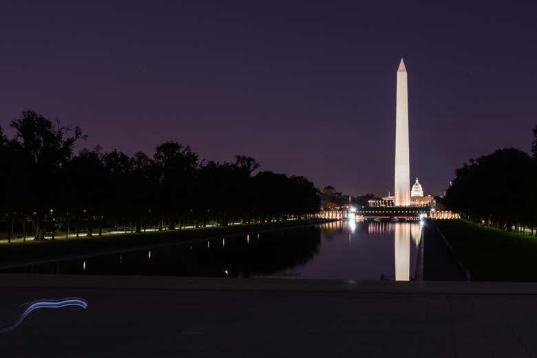 Le bellezze di Washington illuminate