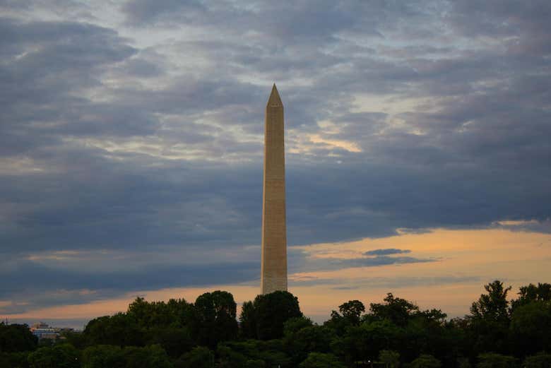 ¡Subiréis a la cima del Monumento a Washington!