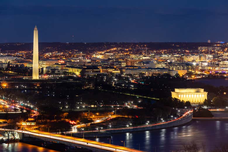 Vue panoramique sur Washington DC